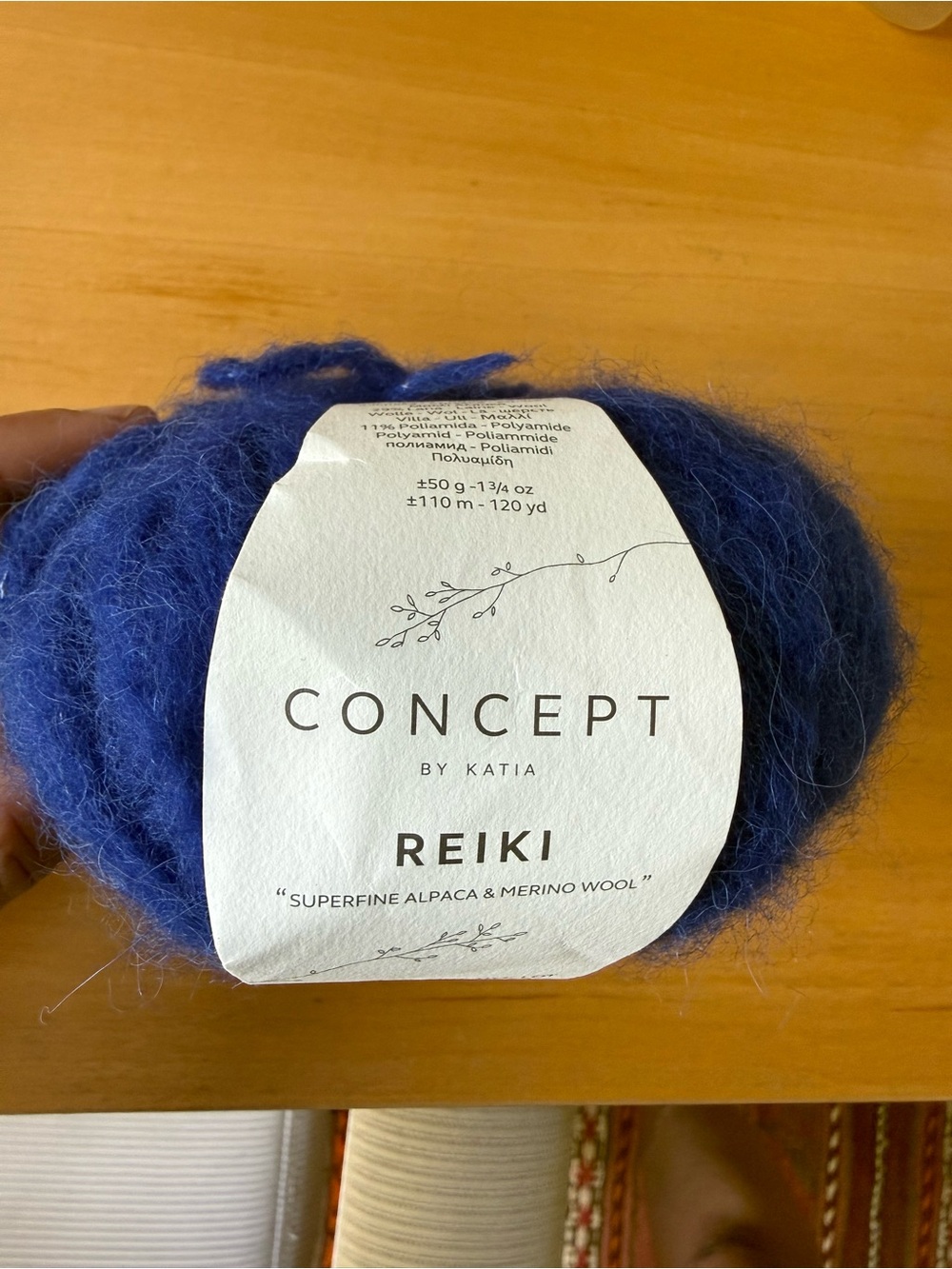 Concept by Katia Reiki Yarn - Deep Blue